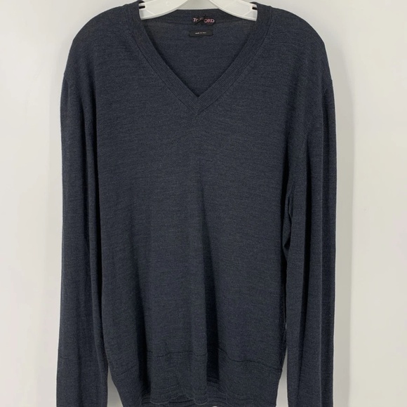 Tom Ford Wool V-Neck Men’s Sweater - Picture 1 of 5